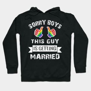 BACHELOR LGBT Gay Pride  Groom Bride Hoodie